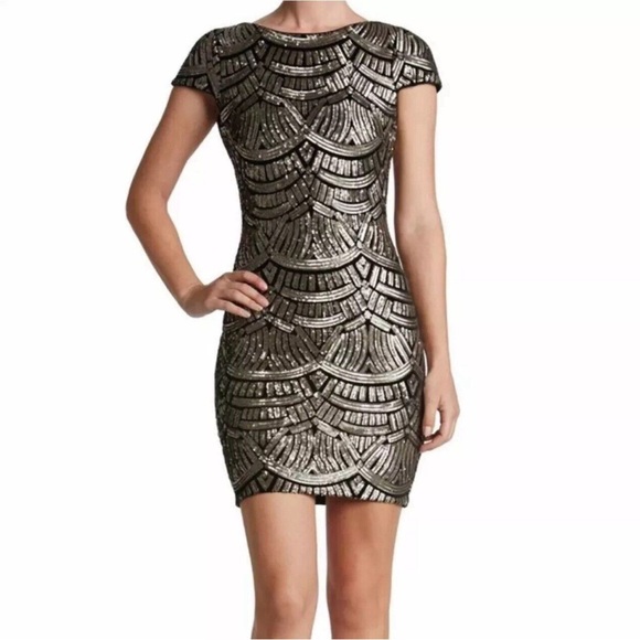 Dress the Population Dresses & Skirts - Dress the Population Tabitha Sequin Bodycon Mini Dress Party, Cocktail, Formal M